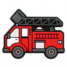 12 buc/set brelocuri pentru pantofi seria de pompieri pentru decorarea pantofilor DIY, calitate premium, brelocuri populare, accesorii, sandale cu bule, decorațiuni pentru pantofi din PVC, accesorii pentru genți de plajă, cadou excelent pentru adolescenți, bărbați, femei și adulți