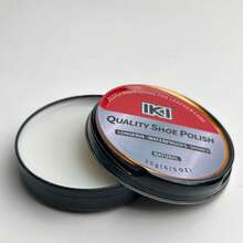 Shoe Polish Wax, Black & Brown, With Polishing Sponge, Metal Box Packaging, Leather Shoe Dye & Shine Oil, Shoe Wax, Leather Care, Makes Shoes Look Brand New, Suitable For Any Color Leather Shoes