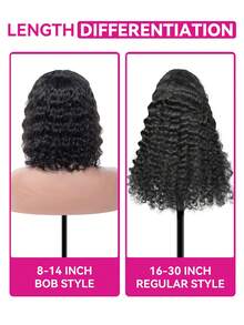 ISEE HAIR Wear Go V5 6x4 HD 蕾丝无胶深波浪假发 预剪预漂白结 真人发蕾丝闭合假发 180% 8-30 英寸预拔 带自然发际线 顶级品质 适合女性 - SNatural - 查看 8