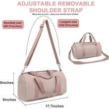 Training Bags - Small Pink Quilted Squares - View 11