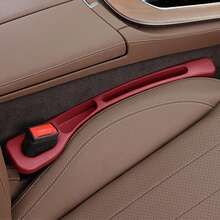 2-Pack Upgraded Car Seat Gap Storage Box With Mobile Phone Holder, Double Slot Design To Prevent Items From Falling - Essential Car Accessories, Durable Material, Stylish Appearance - Red - View 5