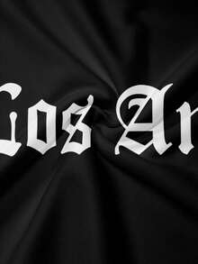 Men's Autumn Letter Gradient Long Sleeve Casual Crew Neck Sweatshirt And Pants Set