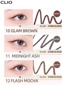 Clio K-Beauty EXTREME GELPRESSO 3mm 膠/凝膠眼線筆，眼線/眼袋/下眼線筆，濃郁高顯色，絲滑奶油般塗抹，長效持久，霧面妝效，防水防汗，日常彩妝 - 08 DREAMY MAUVE - 查看 5