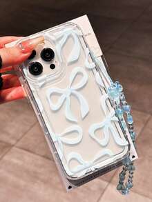 Cute Bowknot, Phone Case With Heart Shaped Bow Lanyard, Airbag Cushion Creative Shockproof Phone Case Compatible With IPhone 15/11/12/13/14/XR/XS/Pro/Max, A14/A15/A12/S33S22A23 5G, Airbag 14 TPU IP14 PMT PU11 Shockproof I13 Promax Phone Case, 12 Full Coverage 15 PROMAX/15plus/15Pro/15 For 15 PROMAX Apple 14/PRO/13mini Airbag Shockproof 13/12 Phone Case, Android Phone Case, Compatible With IPhone17/17PROMAX/17PRO/AIR Phone Case With Lanyard