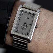 1 件男士高端简约低调方形表盘防水石英手表，休闲日常佩戴