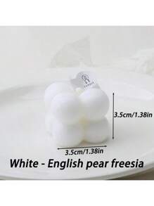 1 Bubble Candle, Beautiful Bliss Bubble Candle - Decorative 5.2oz Wax Aromatherapy, Fragrance, Cute Nordic Pastry, Large Decorative Shape Candle For Home Decoration And Gifts, Available In Color, Fragrance, Size Options,Room Decor,