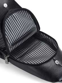 European American Fashion Crocodile Pattern Waist Bag, Multifunctional Men's Shoulder Bag Bag