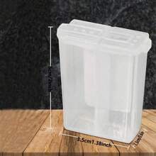 1/2 Juego de Botellas Pequeñas para Sal y Pimienta - Plástico Transparente con Tapa, Salero y Pimentero de Viaje - Multicolor - Ver 9