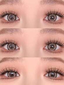 100pcs/Set 11-13mm C Curl 3D False Eyelashes, High Volume DIY Eyelash Extension, New Natural Anime Cosplay Reusable Lasheslash Clusters,Eyelash Clusters,Individual Eyelashes,Lashes,Fake Lashes - C - View 7