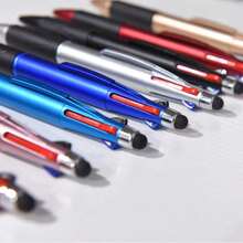 MiSiBao 4-Color Ballpoint Pen Multi Colored Pens In One Medium Point (1.0mm) Touch Screen Stylus, 5-Count-385038 - Bút stylus 8-count - Xem 4