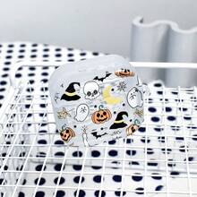 1pc Transparent Creative Cute Halloween Style Soft Protective Case For AirPods 1/2/Pro/3/4 Apple Earphones