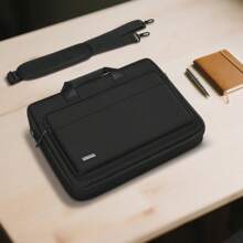15.6-17.3 Inch Laptop Briefcase, Multifunctional Laptop Bag With Three-Way Design, Portable, Crossbody, Shoulder, Lightweight And Wear-Resistant Polyester Business Computer Bag, Large Capacity Storage For Business Trips, Commuting Office Briefcases, Suitable For Men And Women