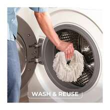 O-Cedar EasyWring Spin Mop And Bucket System Cleaning Tools And Accessories + 2ct Mop Head Replacement Cleaning Tool Refills - 1 - 查看 8