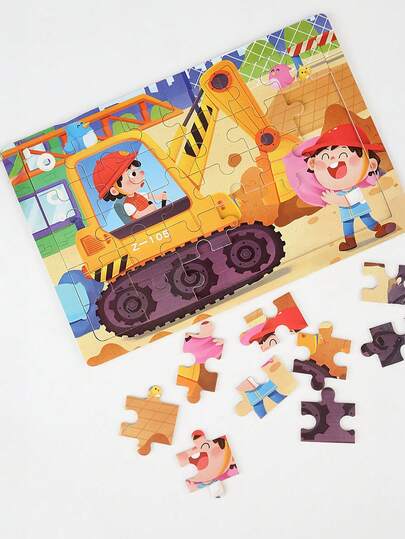 1/4/8/12pcs Medium Puzzle Level2 For Kids, Kindergarten Early Education Teaching Aids, Cartoon Animal ,Dinosaur,Travel Tools,Fishes Cognitive Puzzle, Blue,Pink,Wooden Toys, Suitable For Boys And Girls Toys, Fun , Kids Games, Kids Toys, Boy Games, Girl Games, Children's Games, Easter Gifts,Party Bag Fillers,Christmas Stocking Fillers, Fidget Toys, Kids Party Favors