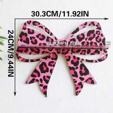 1pc Butterfly Shaped Wall Mounted Jewelry Display Rack, Pink Leopard Print Decorative Storage Organizer, Floating Wall Hanging Rack For Earrings, Necklaces And Rings, Modern Home Decor, Ideal Gift For Her, Stylish Storage Solution For Bedroom Or Bathroom - Multicolor - View 10