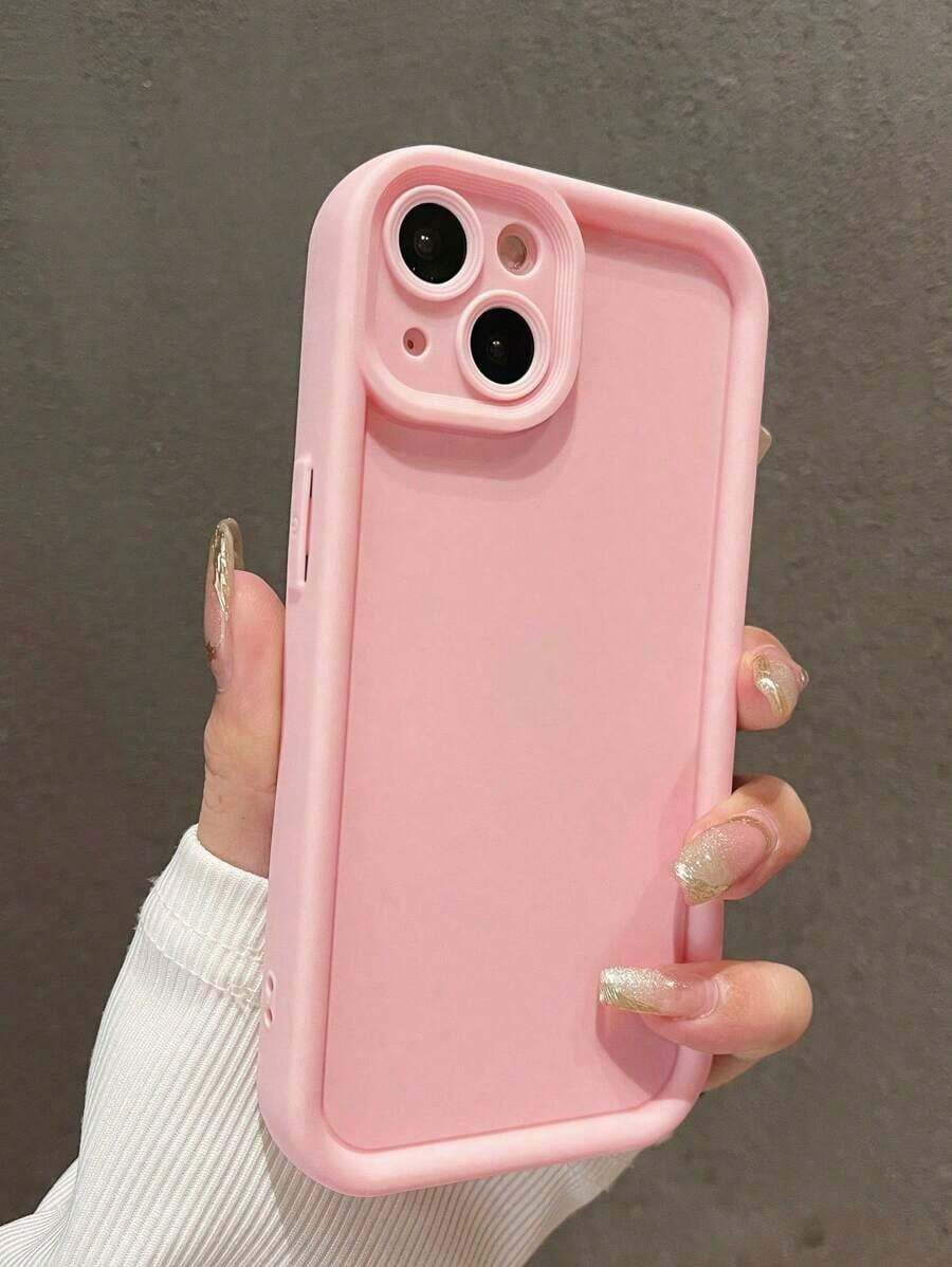 Minimalist Thick Anti-Drop Black Phone Case, Compatible With IPhone 17 Pro Max/17 Pro/17 Air/17/16 Pro Max/16/16 Pro/16 Plus/16E/15/15 Plus/15 Pro/15 Pro Max/11/12/13/14 Pro Max/XS/XR/11 Pro/11 Pro Max/12 Pro/12 Pro Max/13 Pro/13 Pro Max/7 Plus/14 Pro/14 Pro Max/14 Plus/7 Plus/8 Plus/8/SE2/13 Mini/12 Mini - 款式4(1pc) - 查看 1