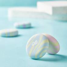 3个/套随机颜色圆形橡皮擦，创意个性马卡龙圆形橡皮擦，擦除干净无残留，干净柔软，易擦拭，新颖文具学习用品，送给学生的完美礼物，开学季