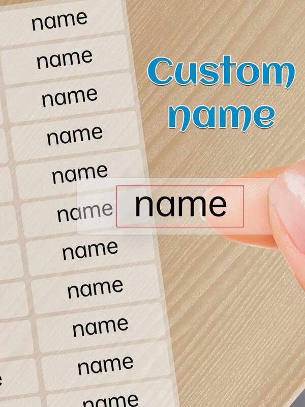 102 Peças de Etiquetas Personalizadas Transparentes com Nome, Adesivos Pessoais À Prova d'Água, Adesivos de Papelaria Escolar, Adesivos de Etiquetas de Suprimentos de Escritório, Presentes de Festa de Feriado À Prova d'Água, Selo, Adesivo, Multifuncional, Requintado, Personalizado, Único, Presentes Ideais para Ele, Ela, Namorado, Namorada, Pai, Mãe, Família, Amigos, Animais de Estimação, Estudantes, Trabalhadores para Aniversários, Dia dos Namorados, Escritório, Escola, Casa, Decoração de Natal, para Inauguração da Casa