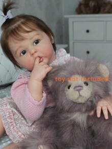 60cm 3D Paint Skin With Vein Vinyl Reborn Baby Doll For Girl Handmade 24 Inch Princess Toddler Artist Collection - Muñeca de piel pintada en 3D - Ver 2