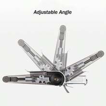 1pc Mini Pneumatic Handheld Angle Grinder - Portable Air Belt Sander Tool For Wood, Metal Sanding & Grinding - 1 cái - Xem 4