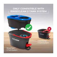 O-Cedar RinseClean Deep Clean Mop Head Replacement Pack - 1 - Xem 3