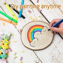 2 szt. naturalnych plastrów drewna, ręcznie robiony zestaw do majsterkowania – rustykalny styl, dekoracja stołu/ślubu/świąteczna, nadaje się do malowania, wystroju domu, restauracji i hotelu – wyjątkowe rzemiosło naturalnego cięcia drewna