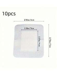 100/50/30pcs Wound Dressing Bandages/Wound Dressing/Breathable Gauze Pads, Latex Bandages/First Aid Kit Self-Adhesive Wound Dressings - White - View 11