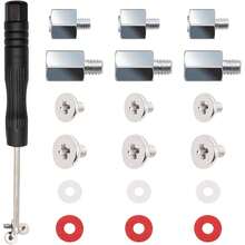 New M.2 SSD Mounting Screws Kit, M.2 Morboard Standoffs And Screws, NVMe Screw  Magnetic Screwdriver, Used For Mainboard Repair Of Laptop & Computers - RAM - 查看 1