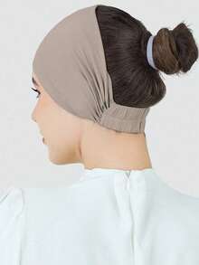 1/3 件纯色弹性发带，女士头饰，发带，发套头巾头巾柔软，轻便时尚简约多功能户外旅行和运动礼物秋冬女士头带女士度假装发饰 - 彩色 - 查看 22