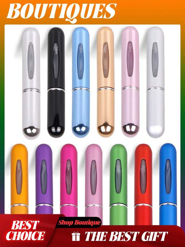 5pcs Perfume Spray Bottle, Portable Travel Perfume Bottle, Perfume Sprayer, Unisex Portable Travel Refillable Spray Bottle.