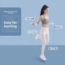 A Mechanical Counting Jump Rope Suitable For Both Men And Women To Aid In Weight Loss And Fitness Training. Ideal For Use In Gyms, Sports Settings, Home Workouts, Jump Rope Exercises, Family Entertainment, And General Rope Skipping Activities.Christmas, Halloween,