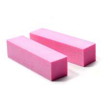 2/5/10件装指甲抛光块专业指甲锉抛光块美甲修脚锉打磨抛光海绵美甲配件 - 白色 - 查看 9