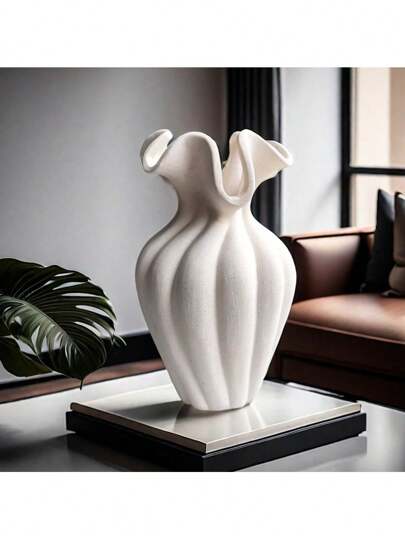 High ative Vase Made Of Ceramic Material, Hydroponic Products, Flower Inserting Home ation, Newly Launched Festival Birthday Wit Plastic Flowers Unbreakable Arrangement Living Room, Tafel Room Glass view 4