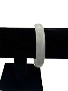 1 件翡翠手镯，新款时尚手链，适合女士，手链，天然玉石表面可能有矿物点或杂质，这是正常现象 - 手鐲 - 查看 5