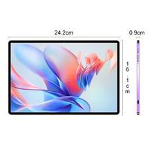 Tablet UXD A5 Android 15, Pantalla IPS de 10,1", 16GB+512GB (ampliable hasta 1TB), 4G LTE/WiFi, Octa-Core, 6000mAh, con Teclado, Ratón, Lápiz, Funda y más - Morado - Ver 3