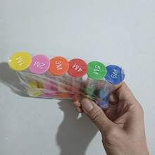 6个/8个彩色计时器,小型沙漏计时器,沙漏装饰,派对装饰,节日用品,家居装饰,生日礼物,返校礼物,情人节小礼物 - 多色2 - 查看 15