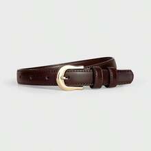 1/2/3pcs Simple Versatile Belt, Simple Buckle Versatile Women Jeans Belt, Decorative Belt For Summer - Multicolor - View 9