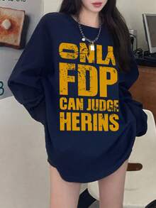 New For Autumn/Winter Cute Casual Print All-Match Long Sleeve T-Shirt Ladies Tops