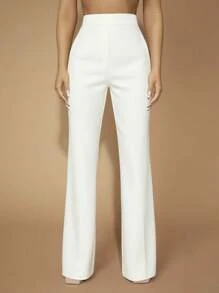 畅销女士通勤简约工作办公室风格简约性感优雅长裤，女装，秋季女装