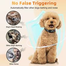 Anti-Bellen Halsband für kleine Hunde, kein Schock Bellen Halsband mit 8 Empfindlichkeiten, 4 einstellbare Modi Piepton & Vibration, IP67 wasserdicht - effektiv & human Kleine Hunde Bellen Halsband-Glanz, Winziges Bellen Halsband für kleine Hunde 2,3-6,8kg, mittel, große Hunde, automatisches intelligentes Bellen Halsband - Verschiedenfarbig - Übersicht 3