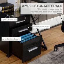 HOMCOM Filing Cabinets - Noir - Voir 4