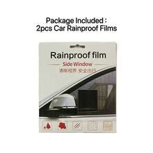 一对汽车防水膜 - 透明、清晰、耐用、防刮、不留痕迹、后视镜和侧窗防雨膜、纳米防水防雾、汽车贴纸配件 - 無色 - 查看 15