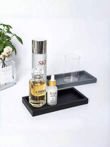 1pc Silicone Aroma Diffusion Tray, Suitable For Cross-Border Products, Can Also Be Used As A Storage Tray For Bathroom Countertops. The Silicone Soap Holder With A Marble Pattern Is A Commonly Used Ready-To-Use Item In Households. - Multicolor - View 5