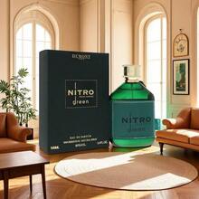 Dumont Paris NITRO Green Pour Homme100ml  Dubai Arab Middle East Perfume Is Durable, Men's Perfume, Men's Cologne Arab Perfume, Dubai Vietnam Arab Perfume Is Suitable For Various Occasions, Such As Daily Outing, Work, Dating, Etc. Valentine's Day Gift - 綠色 - 查看 4