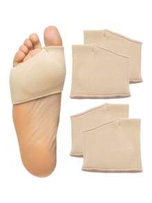 2 قطعة/مجموعة وسادات أمامية للقدم مضادة للانزلاق، سميكة وقابلة للتنفس، تخفف آلام القدم والتقرن والبثور، أكمام واقية مناسبة للرجال والنساء، هدية أنيقة