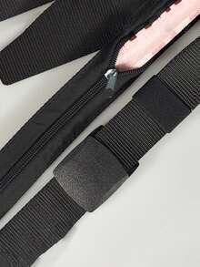 1条户外窄款安全隐形拉链钱包带，坚固耐用，无孔，带身体绑带 - 彩色 - 查看 7