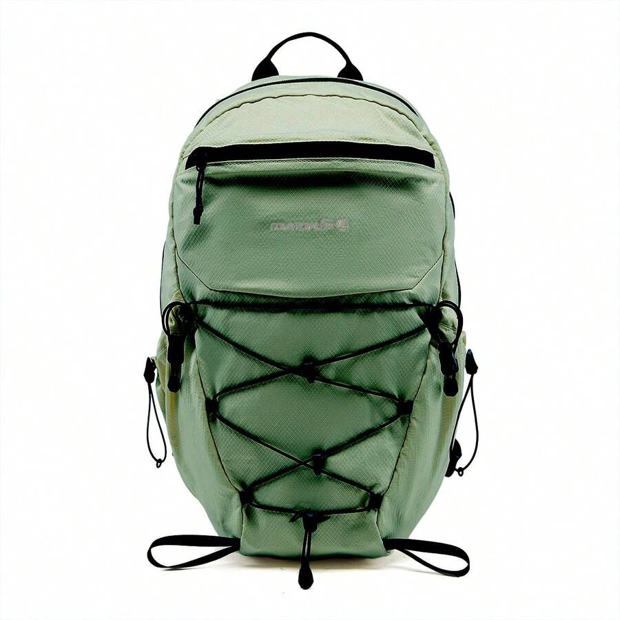LI-NING CF Travel - Mochila deportiva de gran capacidad universal ABDV335 - Gris Verde Militar - Ver 1