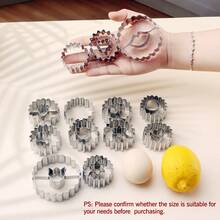 1 Set di 11/9/2/3/4,5 cm 9 pezzi/4,5 cm 4 pezzi/7 cm 4 pezzi Formine per biscotti/biscotti in acciaio inossidabile, a forma di uomo pan di zenzero ondulato, cuore, fiore di rosa, pupazzo di neve, angelo, fiocco di neve, cervo, albero di Natale, campana, stella, farfalla, coniglio, uovo di Pasqua. Stampi da forno per Natale, San Valentino, Pasqua, matrimoni, Ognissanti. Ottimi regali per famiglia e amici. Decorazioni natalizie, pigiami natalizi, regali di Natale, decorazioni natalizie