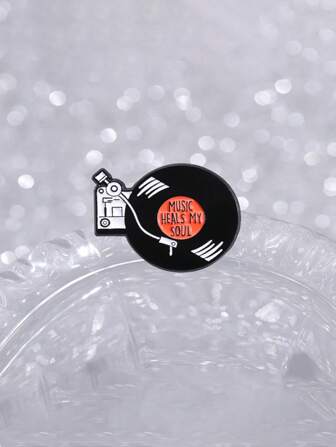 1 件卡通相册休闲锌合金胸针，适合毕业季派对小礼物节日胸针送男女朋友生日礼物手持礼物别针胸针配饰圣诞节