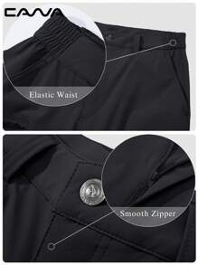 Cavva 男士防水徒步裤防风速干耐磨透气防撕裂多口袋裤钓鱼工作露营旅行